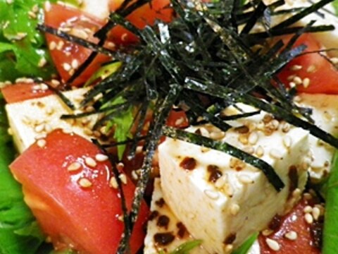 トマト豆腐の中華サラダ レシピ 作り方 By Bapaksan 楽天レシピ